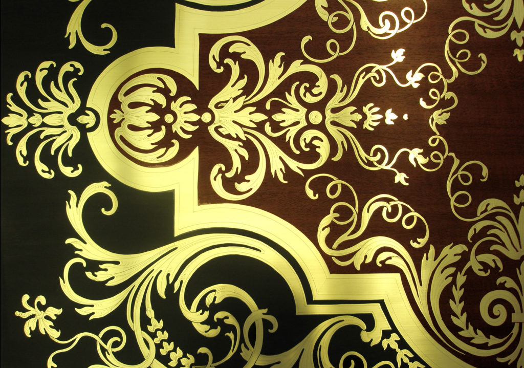 Boulle marquetry hand made